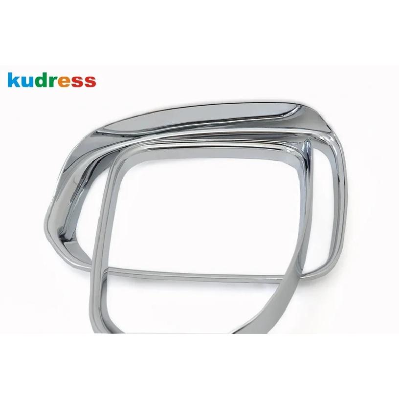 Ögonbrynslist för backspegel för Volvo XC60 2018-2025 2026 Krom Bil Sidobackspegels Regnskydd Solskydd Ram Tillbehör