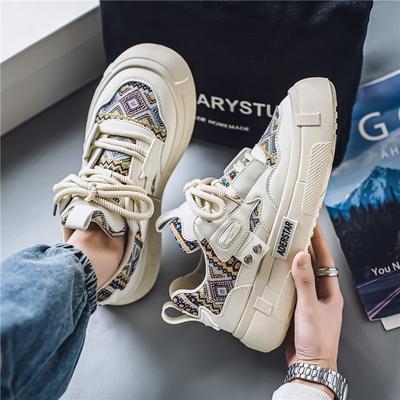 Herrenschuhe Frühjahr 2025 neue trendige Marke originelles Nischendesign Studentensport und Freizeit dicksohlige rutschfeste personalisierte Board-Schuhe