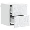 Wall Mounted Nightstand White 34.5 x 33 x 40 cm Engineered Wood