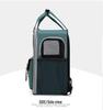 Large Capacity Portable Pet Backpack - Breathable, Foldable Double-Shoulder Bag for Cats and Dogs