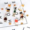 QIHE JEWELRY Pins and Brooches Rabbit/Fox/Cat Couple Enamel Pin Badges Hat Backpack Accessories Lovers Jewelry Gift for