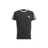 Adidas Originals Logo Embroidered Crewneck T-Shirt (Unisex) T-Shirts S2325M025 | Black