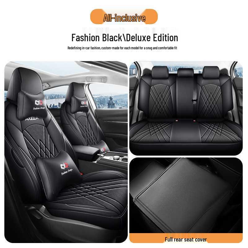 Mazda Angkesaila Five-Seater Cartoon Leather Car Seat Covers for All Seasons