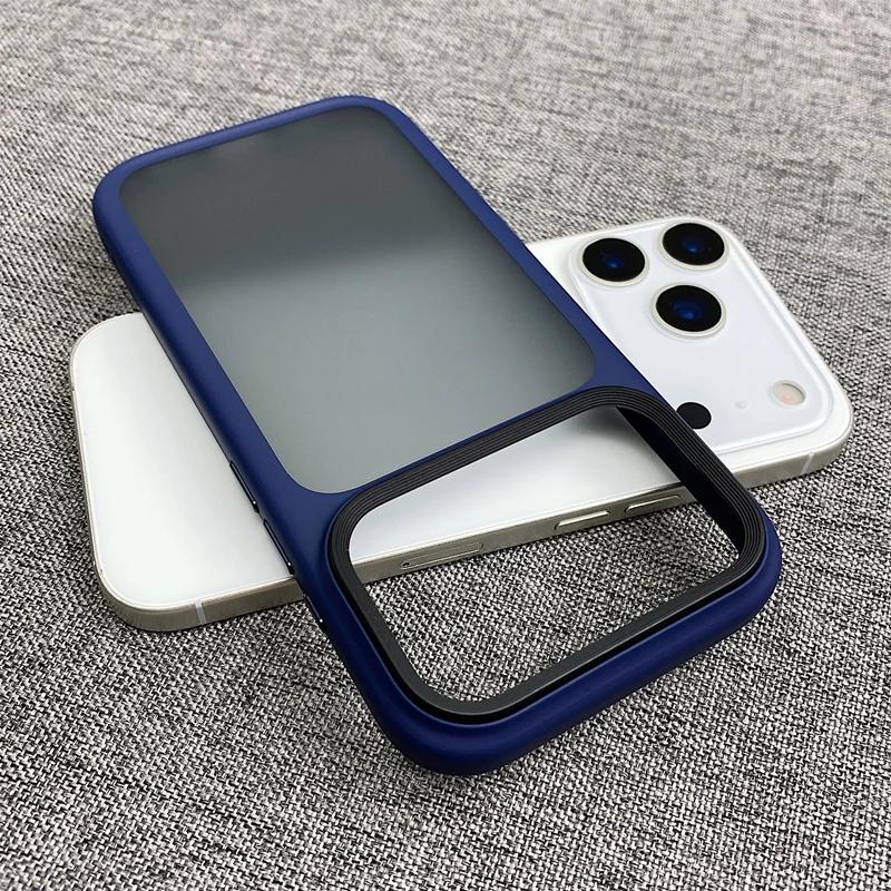 Minimalist Frosted Matte Ultrathin Phone Case for IPhone 17 Pro Max Air Active Touch Camera Button Lens Protect Shockproof Cover