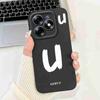 Luckly Letters For Infinix Smart 8 Cases Silicone Soft TPU Shockproof Cover For Infinix Smart 8 7 6 Smart8 Smart7 Smart6 Case
