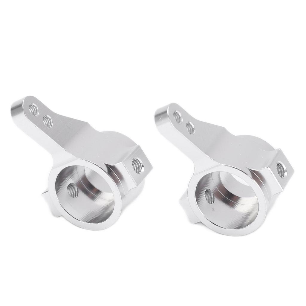 2Pcs Steering Cups Aluminum Alloy RC Car Replacement Parts Accessories for TAMIYA CC01Silver