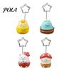 Porta biglietti ad angolo regolabile a forma di animale in resina, Portanote Carino per Scrivania, Clip per Foto, Supporto, Accessorio Decorativo Creativo per Ufficio, Carta
