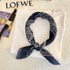 Spring, Autumn And Summer Ins Small Square Scarf Women'S Versatile Decorative Literary Korean Small Silk Scarf Thin Scarf Gauze