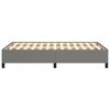 Vidaxl Bed Frame Without Mattress, Dark Grey, 120X200 Cm, Upholstered