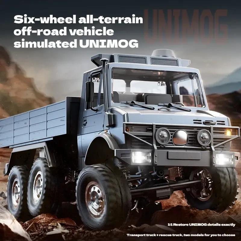 The New C8823 RC Off-Road Remote Control Car 1:18 Unimoc Six-Wheel Drive Full-Scale Climbing Car Male Gift.