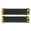 1 Pair Lightweight Rubber Handlebar Sleeve for MTB Anti Slide Foam Handlebar Sleeve with PlugGold