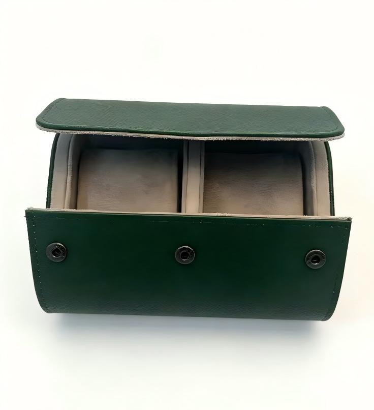 Watch packaging box storage sewing soft cloth PU leather watch leather box fixed leather bag