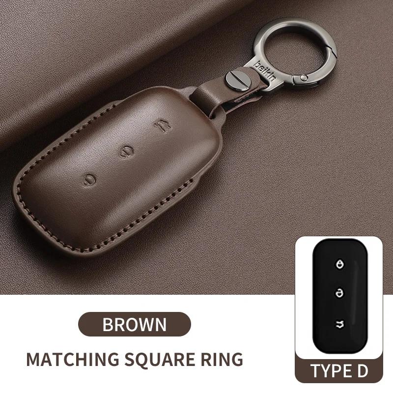 Interior Mouldings Key Fob for Geely Galaxy EX5 E5 L6 L7 EMI NO.1 Proton e.MAS 7 5 E8 Starry 8 Remote Cover Case Shell Keychain
