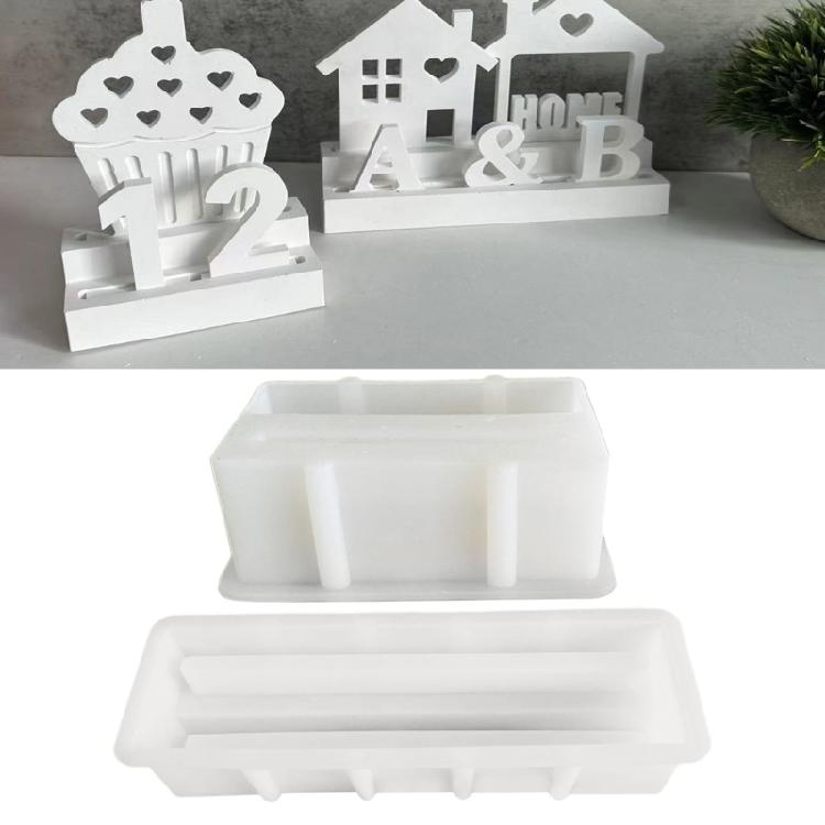 Handmade Decorations Moulds Fondant Desktop Molds Jelly Gum Decorations Silicone Molds 3D Shaped Silicone Molds