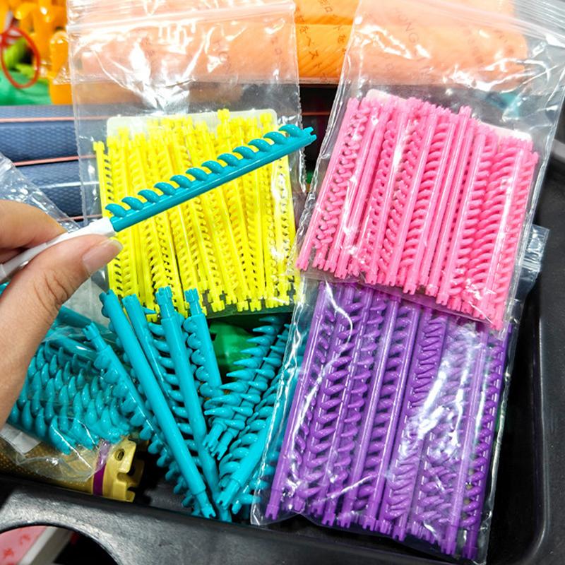 20/30Pcs Hair Styling Tools Hair Root Perm Rods Bars Curlers With Clips Bangs Volumizing Waves Fluffy Salon Hair Rollers Set