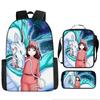 Elementary and Secondary School Students Spirited Away School Bag Hayao Miyazaki Children's Fashion Backpack Waterproof Large Capacity Backpack