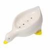 Ceramic Cute Anti-Waterlogging Soap Dish Holder for Bathroom Use
