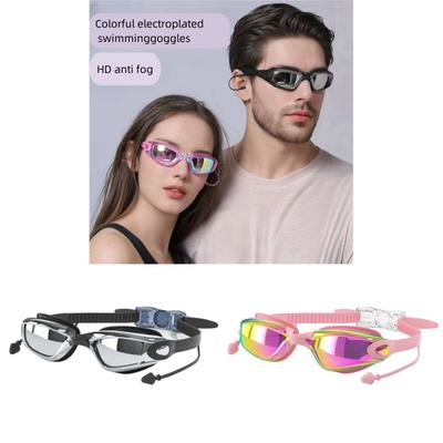 Nowe okulary pływackie Okulary pływackie Okulary do pływania Okulary do nurkowania swobodnego Okulary ochronne do wyścigów HOT Pink