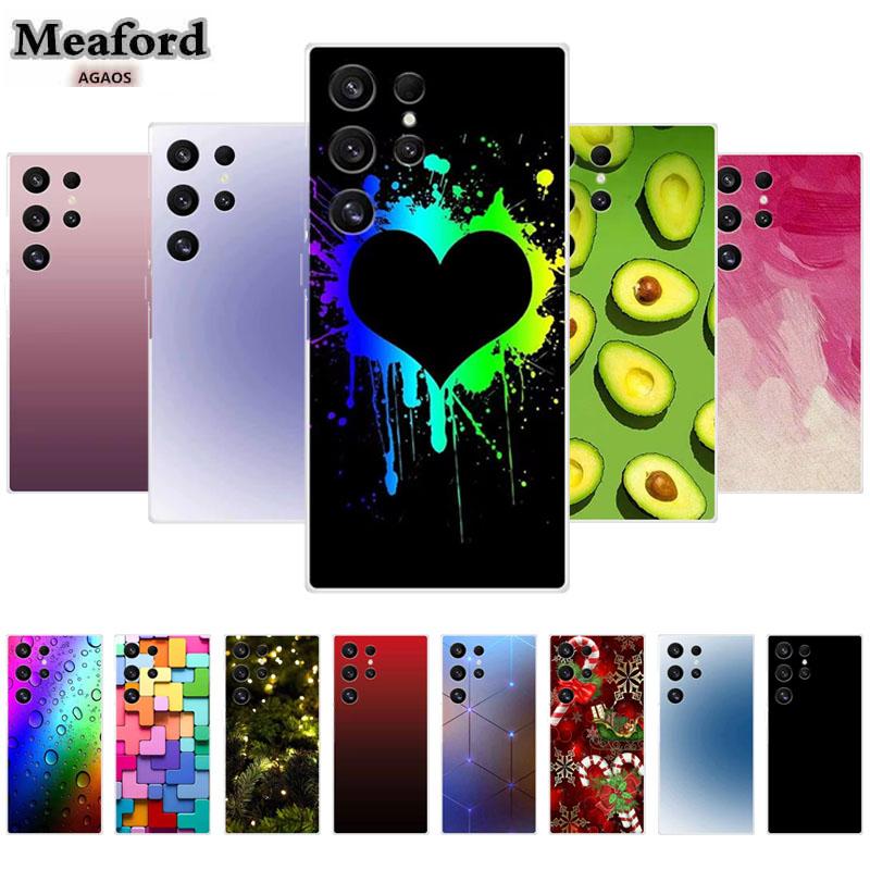 Coque Pour Samsung Galaxy S24 S23 S22 Ultra S21 S24 FE S21 A55 A53 A52S A54 Anti-choc Transparente Silicone Clair Housse de Téléphone Coque