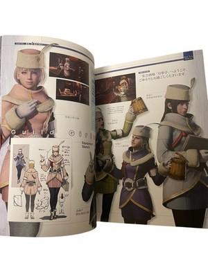 Monster Hunter World ICEBORNE Official Design Works Art Book 480 Pages Japan