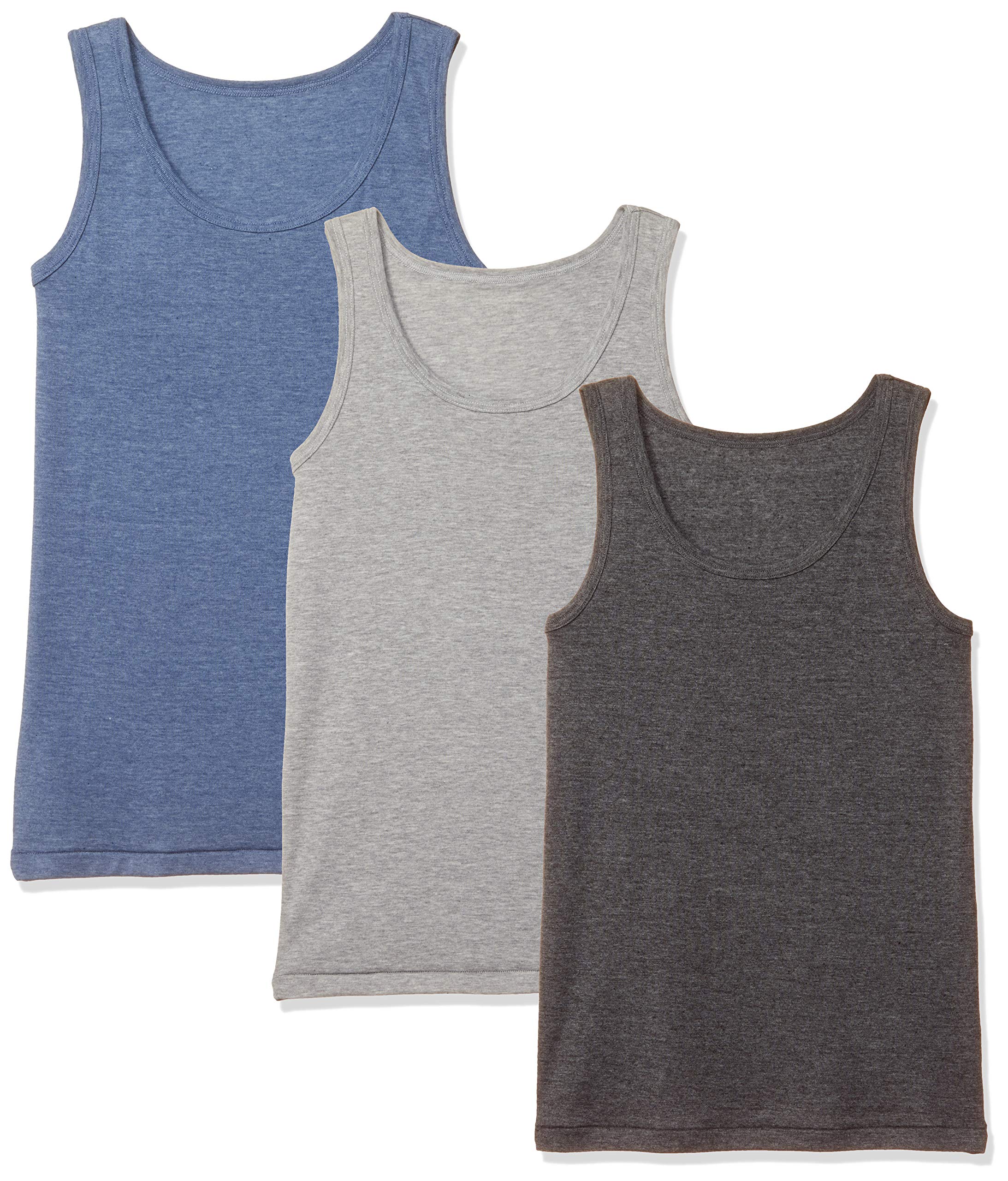 

tank cotton 100 to Japanese size [GARO] 3-pack tops, blend/simple 3-color, boys, multicolor, Japan, (equivalent 100)