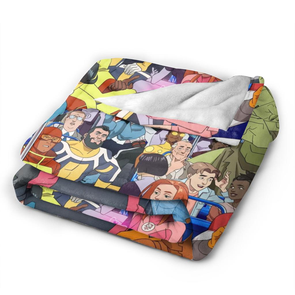 Invincible Comic Cool TV Coperte Qualità Super Morbida Coperta Plaid Autunno Picnic Esterno Fantasia Copriletto
