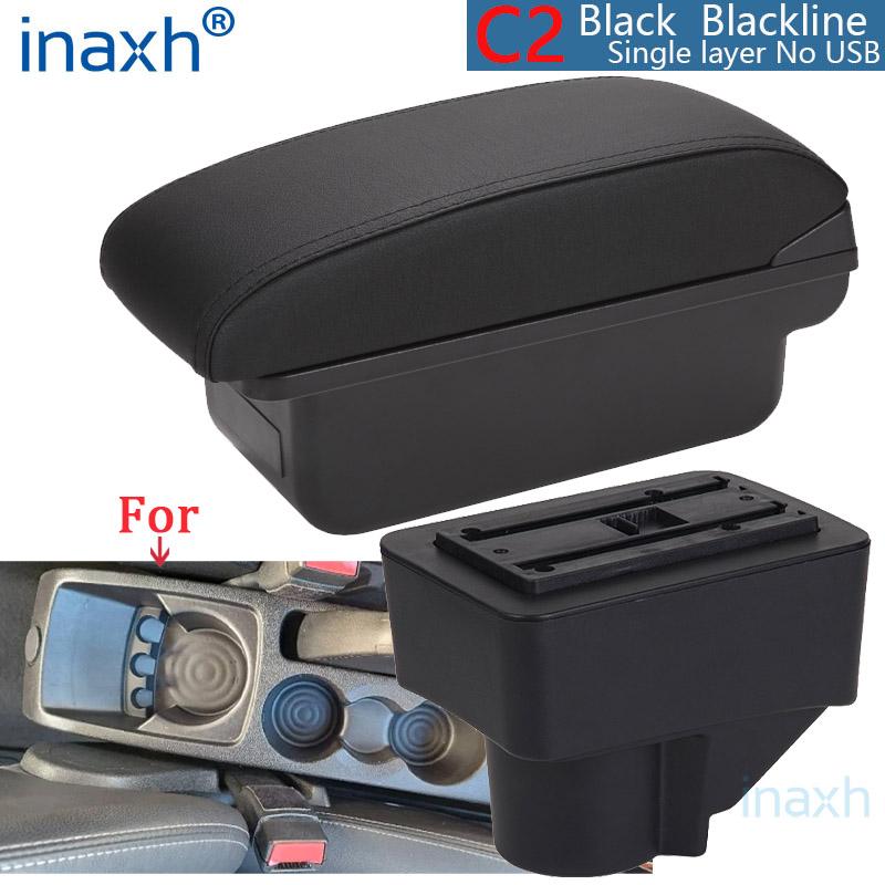 

Для Ford Fiesta Armrest Car Storage Box Для Ford Fiesta 3 Car Armrest Box 2011-2018 Аксессуары PU Leather простая установка