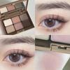 DIKALU Elegant Six-Color All-in-One Eyeshadow, Blush, Contour & Highlighter Palette in Matte Earth Tones