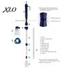 Aquarium Vacuum Cleaner Electric Gravel Cleaner, Cordless Fish Tank with Adjustable Length, Battery Operated Siphon Pump Water Filter for Efficient