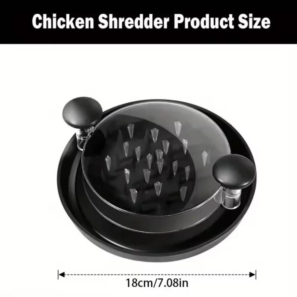 Visible Lid Chicken Shredder Tool Shredding Chicken Meat Breast Shredding Meat Shredding Machine Rotating Kitchen Tool