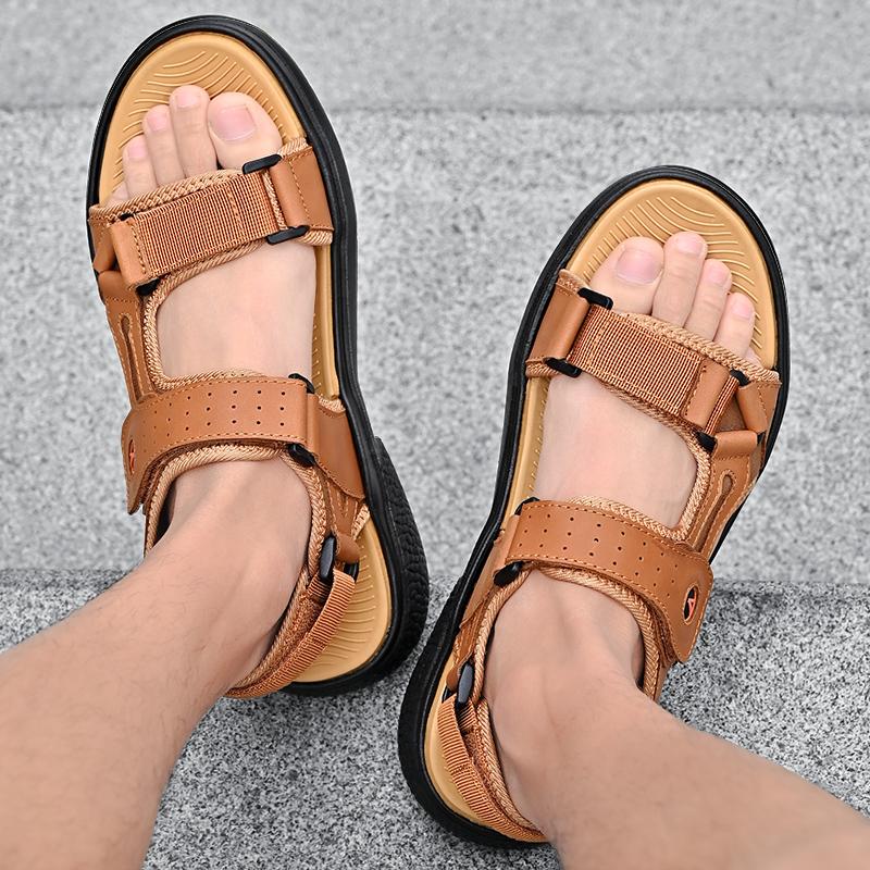 Повседневные Универсальные Стильные Крутые Сандалии Пляжные Нескользящие Полушлепки — фото 6