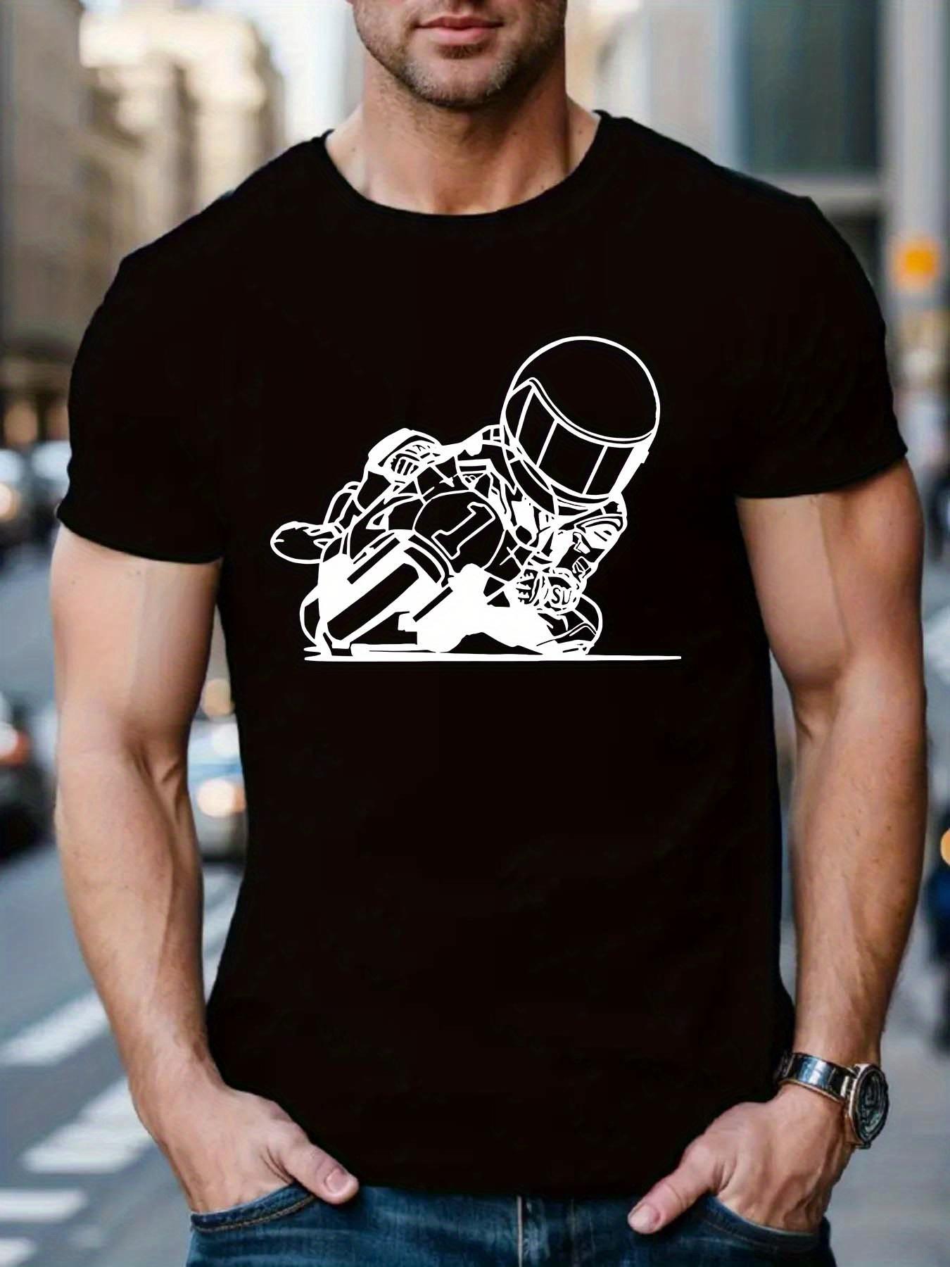 Casual Athletic T-shirt - Breathable Polyester XL