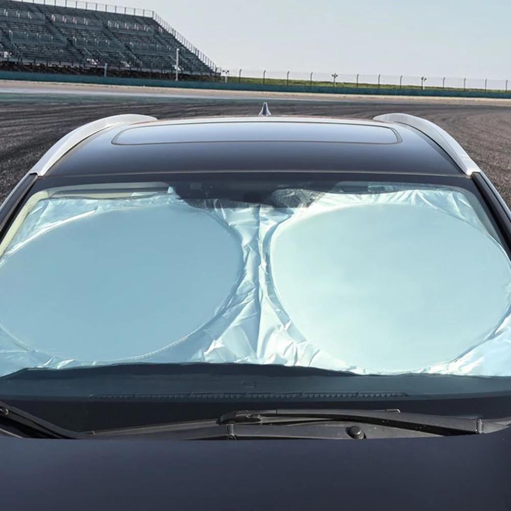 Car Windshield Sun Shade Front Window Sunshade Protector For Uv Rays & Sun Heat