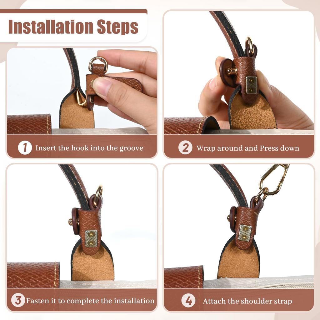 [Gastinsave] Purse Strap Replacement, Leather Wide Handbag Crossbody Shoulder Strap for Women's Tote Bag