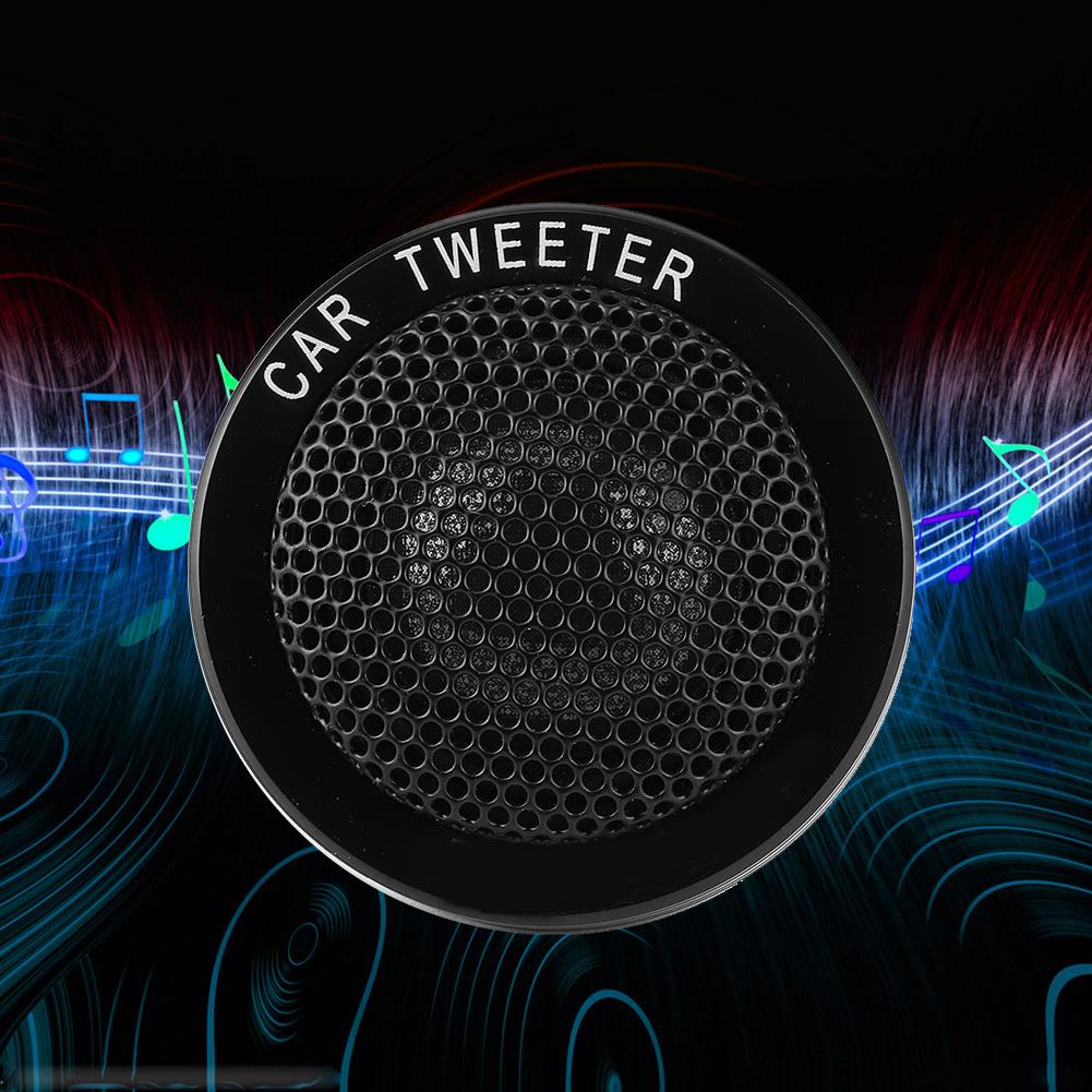 2pcs 150W Dome Tweeter Kit Stereo Music High Sensitivity Speakers for Car Audio SystemBlack
