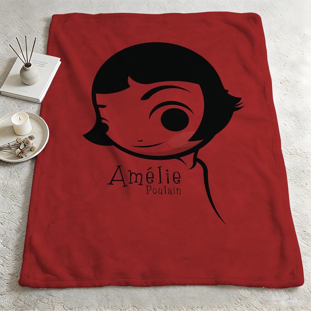 character aameliee Throw Warm Soft Flannel Blanket Multiuse for Sofa Bed Camping Travel Nap