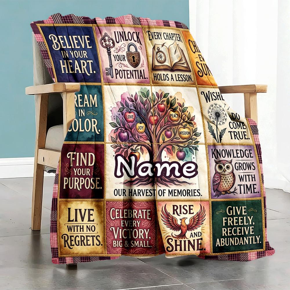 Fox Home Customize Your Name Blankets Comfortable Soft Lightweight Allseason Multipurpose Blanket For Picnics Sofas Offices Beds Living Rooms Perfect