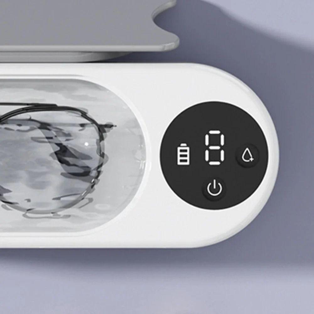 Portable High-Frequency Cleaner Wireless Control Mini Washer Machine  Eyewear Cleaning