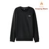 Li Ning Fashion Hoodless Pullover Round Neck Fleece Warm Long Sleeve Top Comfortable Long Pants Sweatshirt Set Men sets AWDVH05-1+AKLVC99-1