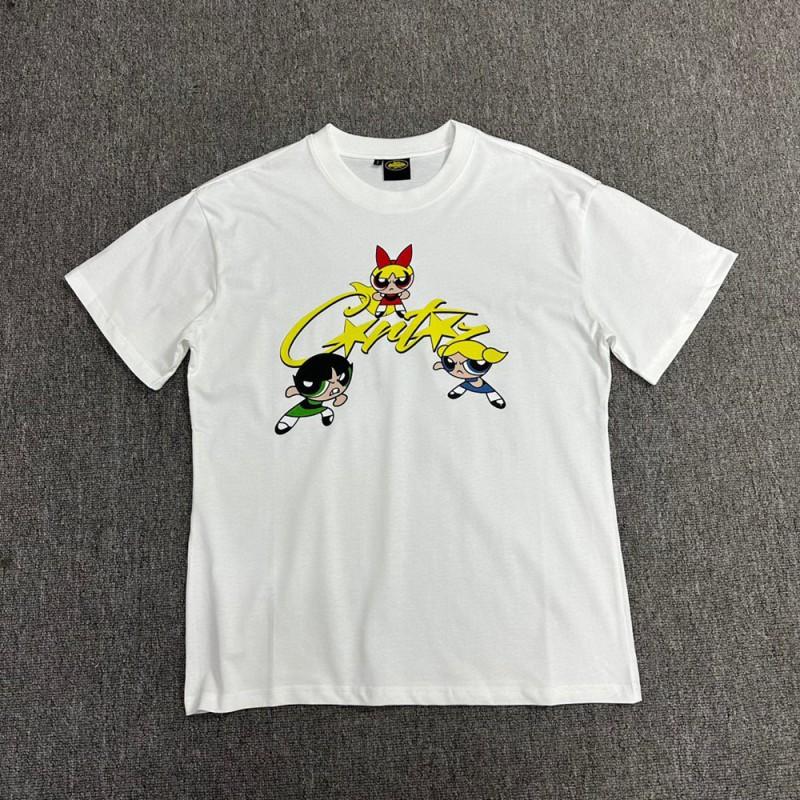 Unisex Streetwear Oversized Cotton Tee With Geometric Print Loose Fit Short Sleeve T-Shirt Men Women
