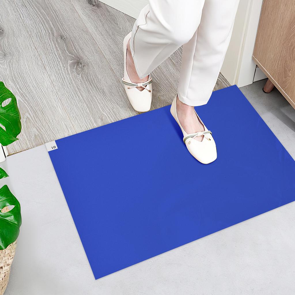 30 Sheets Peel-Off Dust Pad Strong Adhesive Waterproof Sticky Mats Home Door Mat Entrance Floor Anti-Static Mat