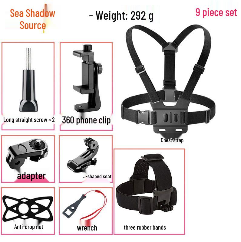 GoPro13 Chest Mount Camera and Phone Holder for Outdoor Activities