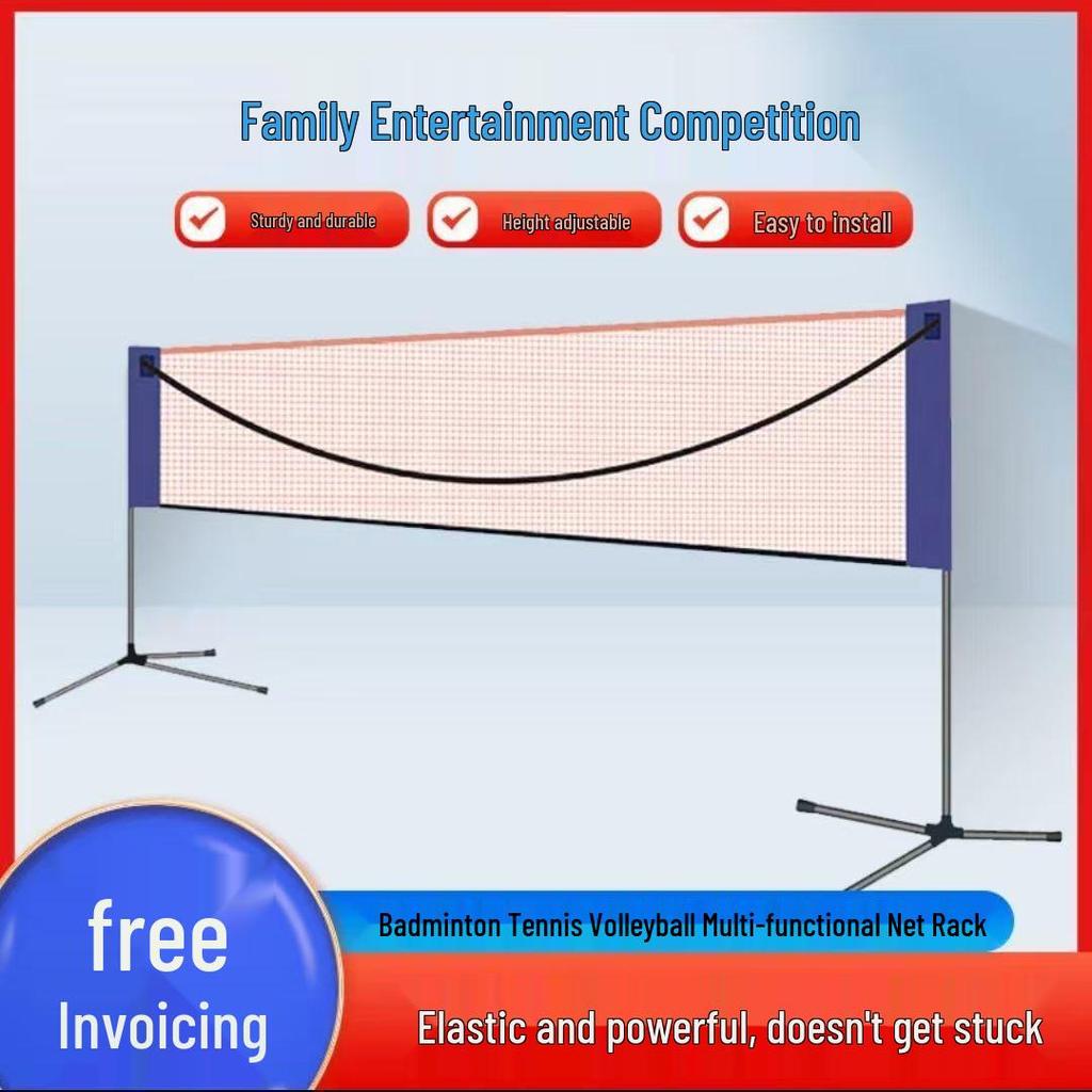 Portable Foldable Badminton Net Frame for Indoor/Outdoor Use - Standard Competition Size