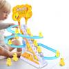 Elektrische Ente Treppensteigendes Spielzeug Pädagogisches Indoor-Puzzle DIY Kleine Gelbe