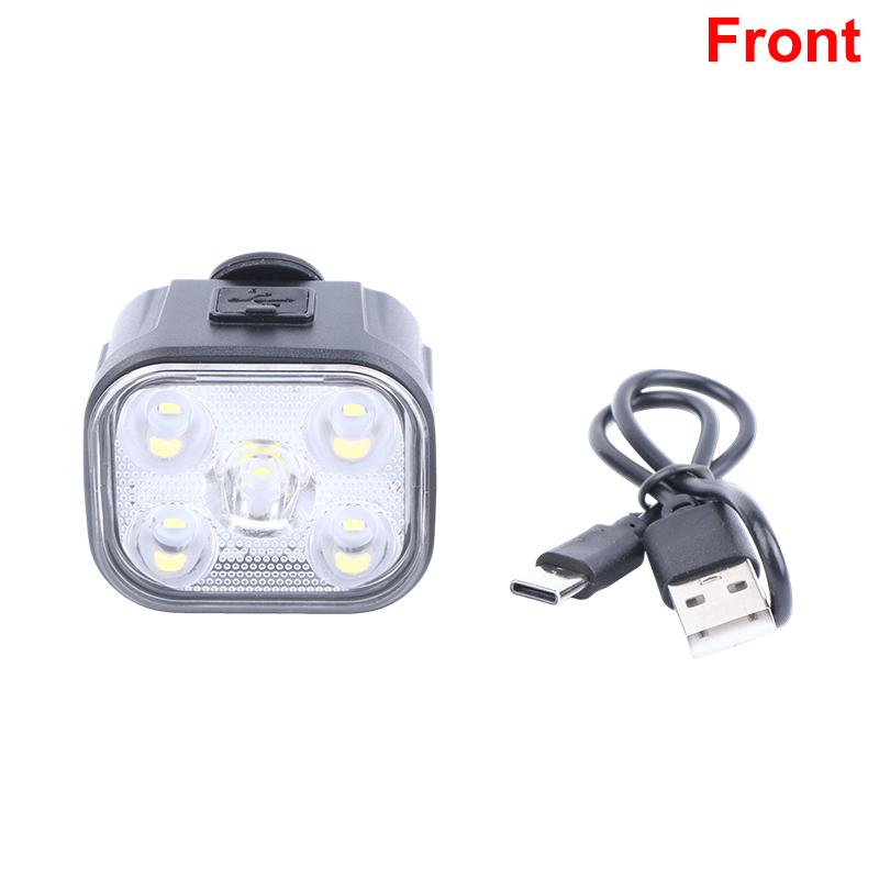 Powerful 400 Lumen Bike Headlight Type-C Charging Waterproof LED Front Lamp for Road and Trail Cycling