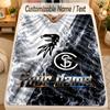 Flannel BlanketSC Freiburg FC Custom Name Text Personalized Soft Warm Throw Blanket Home Decor Gift
