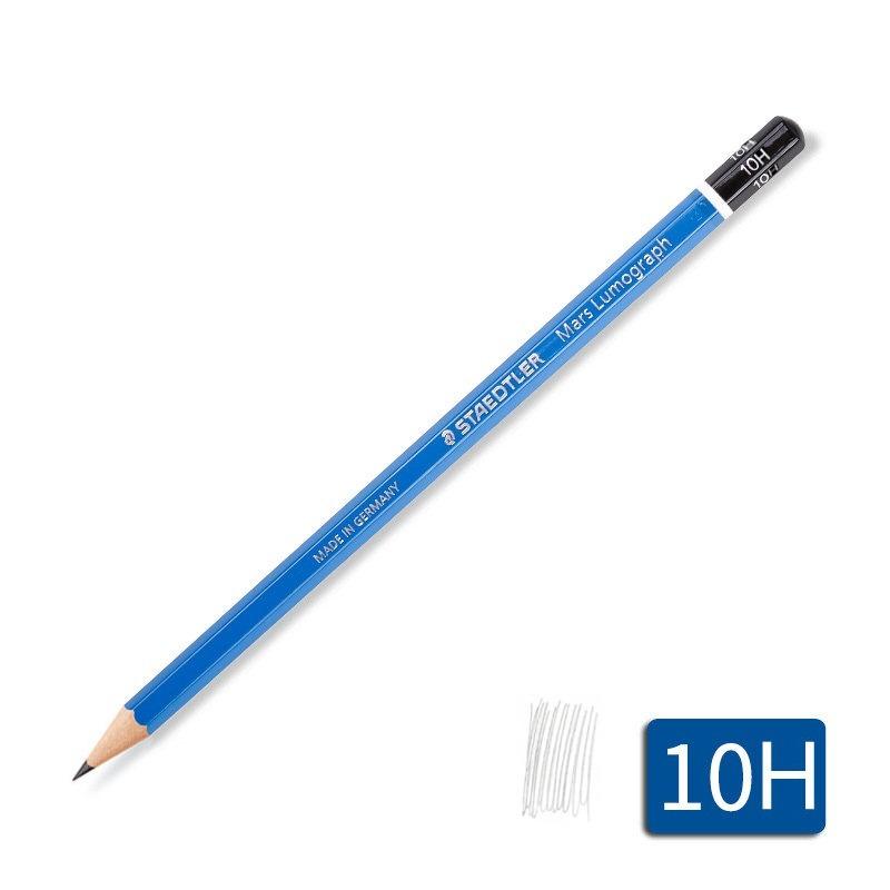 STAEDTLER Blue Bar Student Drawing Sketch Pencil Natural Wood Barrel Break-Resistant Pencil Multiple Hardness Leads Available
