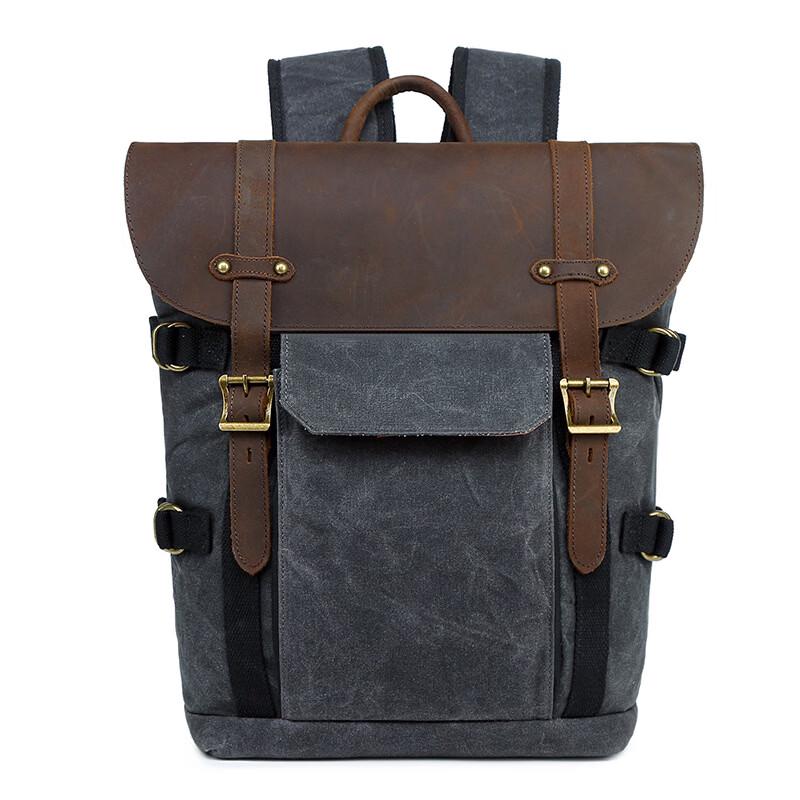 Li Shen Canvas DSLR Camera Backpack