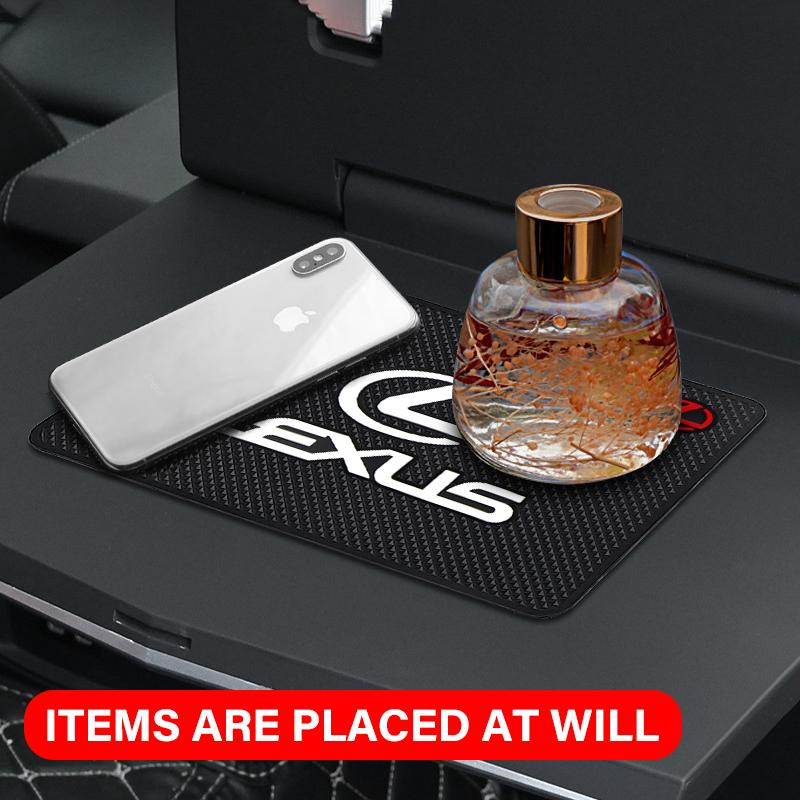 Auto Embleem Anti-Slip Pad Telefoonhouder Antislip Mat Auto Stijling Voor Lexus CT200H ES350 GX460 470 IS250 LS460 NX300 RX300 350 450H