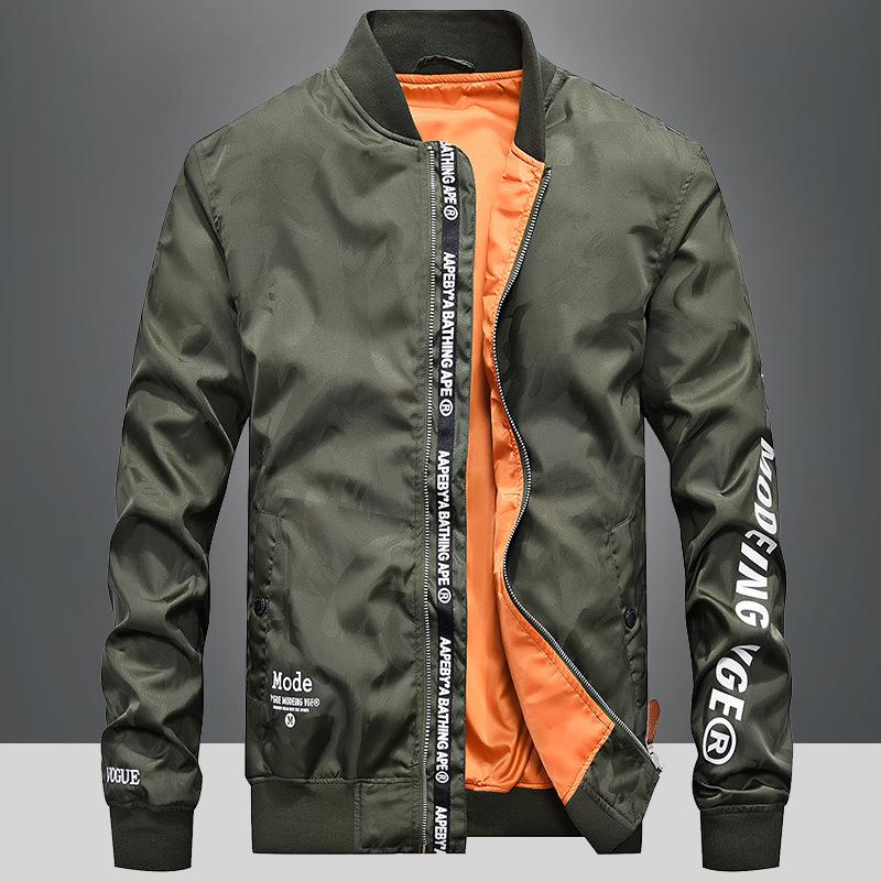 Jacket Men's Autumn and Winter Large Size Jacket Hooded Youth Korean Casual Fashion Jacket